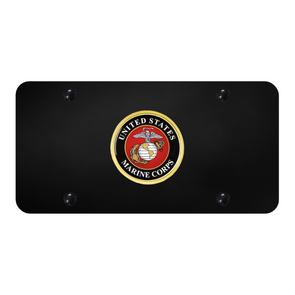 u-s-m-c-badge-license-plate-chrome-on-black