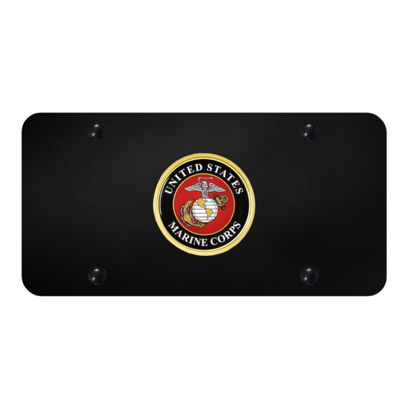 u-s-m-c-badge-license-plate-chrome-on-black