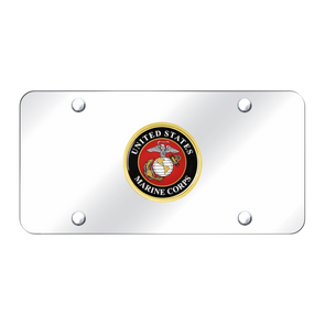 u-s-m-c-badge-license-plate-chrome-on-mirrored