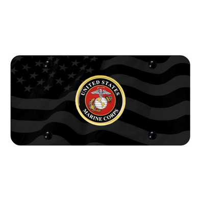 u-s-m-c-badge-license-plate-uv-subdued-wave-flag