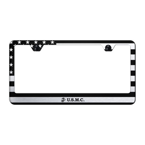 u-s-m-c-flag-stainless-steel-frame-laser-etched-black-45156-classic-auto-store-online