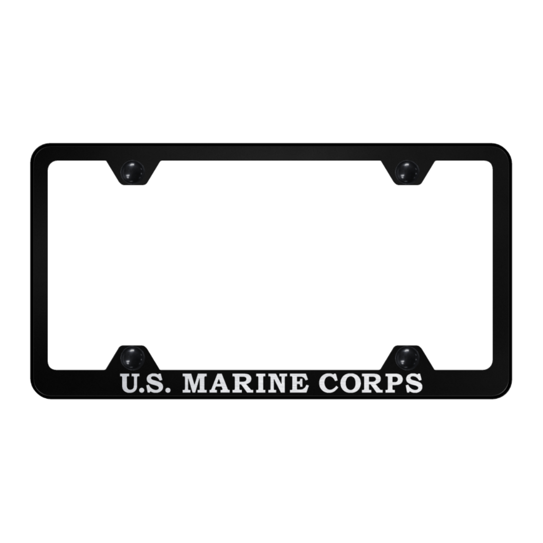 u-s-m-c-name-steel-wide-body-frame-laser-etched-black-40375-classic-auto-store-online