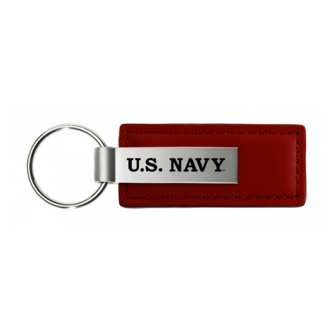 u-s-navy-leather-key-fob-in-burgundy-43475-classic-auto-store-online