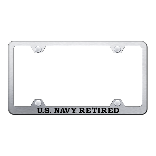 u-s-navy-retired-steel-wide-body-frame-etched-brushed-40908-classic-auto-store-online