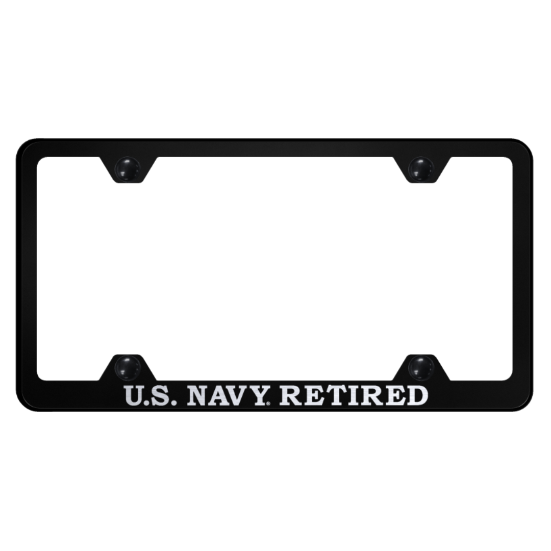 u-s-navy-retired-steel-wide-body-frame-laser-etched-black-40906-classic-auto-store-online