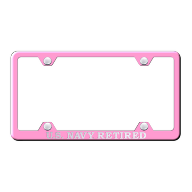 u-s-navy-retired-steel-wide-body-frame-laser-etched-pink-43594-classic-auto-store-online