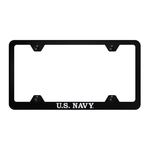 U.S. Navy Steel Wide Body Frame - Laser Etched Black