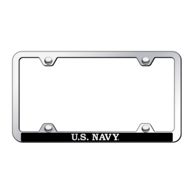 U.S. Navy Wide Body ABS Frame - Laser Etched Mirrored