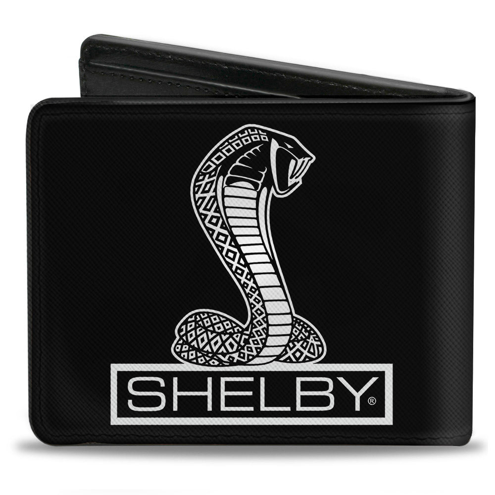 Shelby Cobra Black & White Bi-Fold Wallet