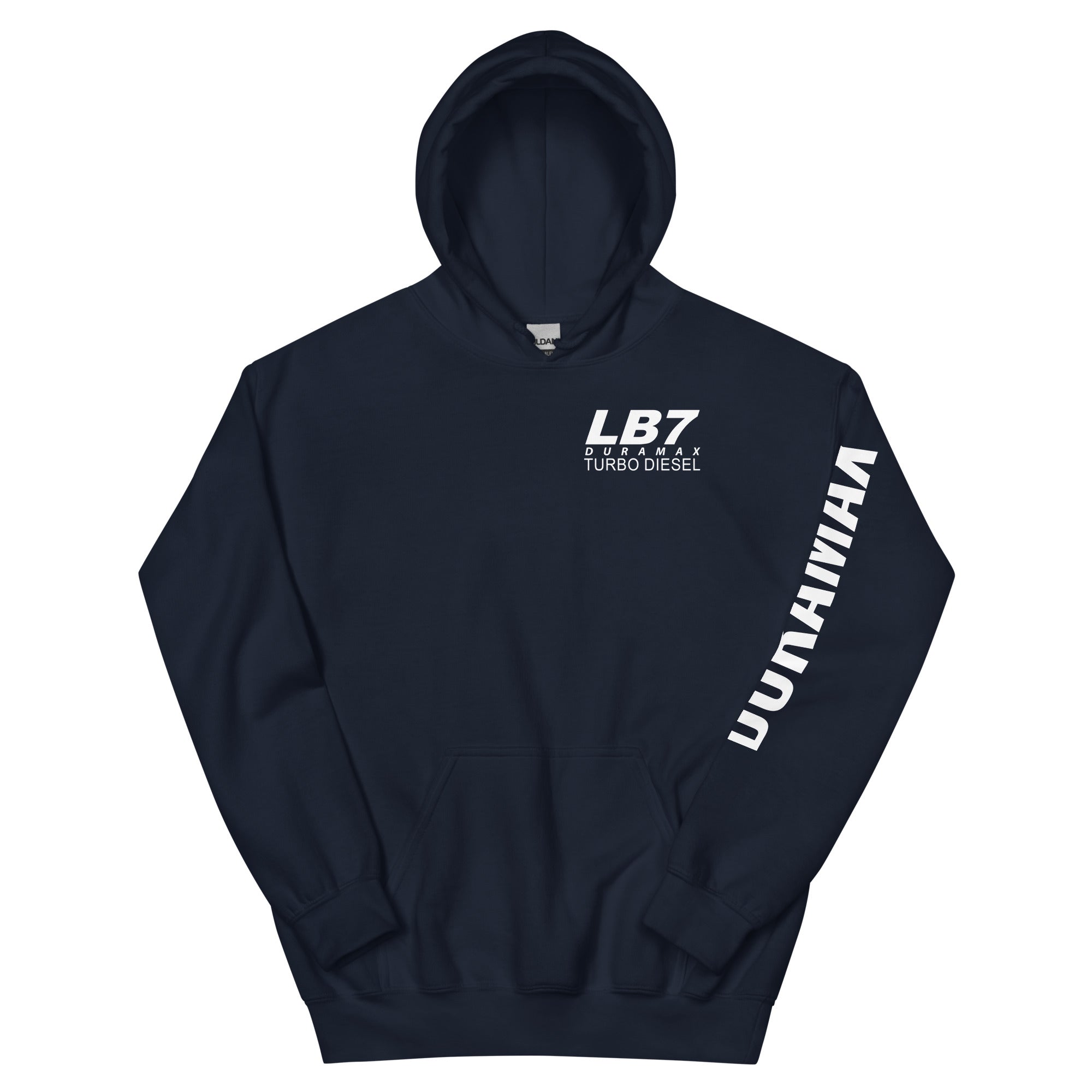LB7 Duramax Hoodie Pullover Sweatshirt With Sleeve Print Classic
