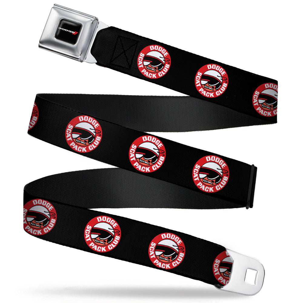 Dodge Scat Pack Club Bumblebee Logo Seatbelt Belt