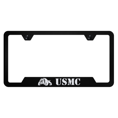 usmc-bulldog-cut-out-frame-laser-etched-black-44619-classic-auto-store-online