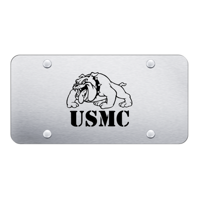 usmc-bulldog-license-plate-laser-etched-brushed