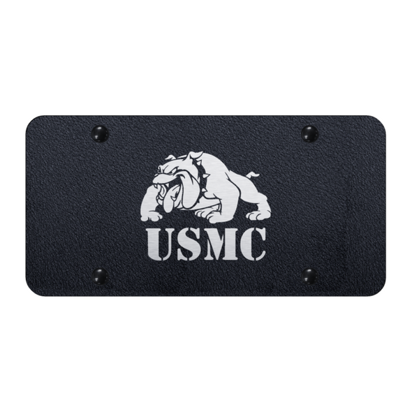 usmc-bulldog-license-plate-laser-etched-rugged-black