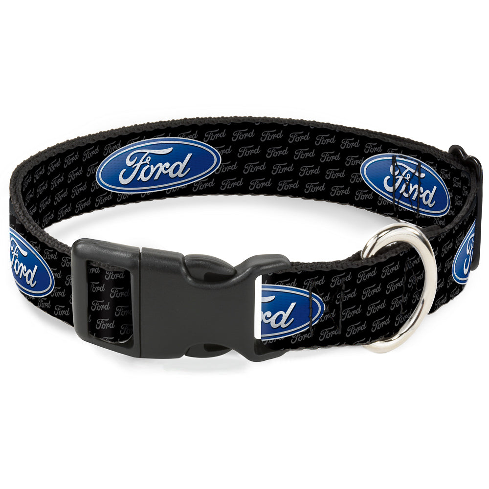 Ford Oval w/Text Plastic Clip Collar