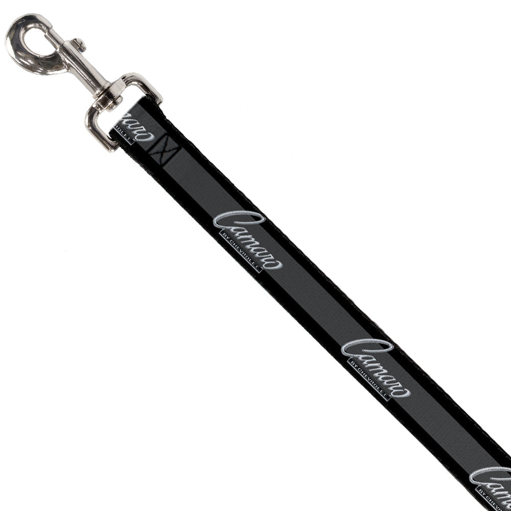 1969 Camaro Emblem Stripe Black & Gray Dog Leash