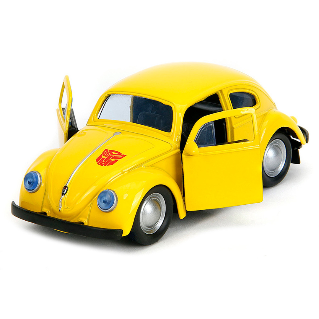 Volkswagen Beetle "Bumblebee" Yellow "Transformers" "Hollywood Rides" Series 1/32 Diecast Model Car