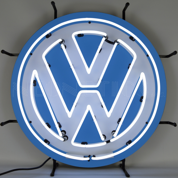VOLKSWAGEN VW ROUND NEON SIGN