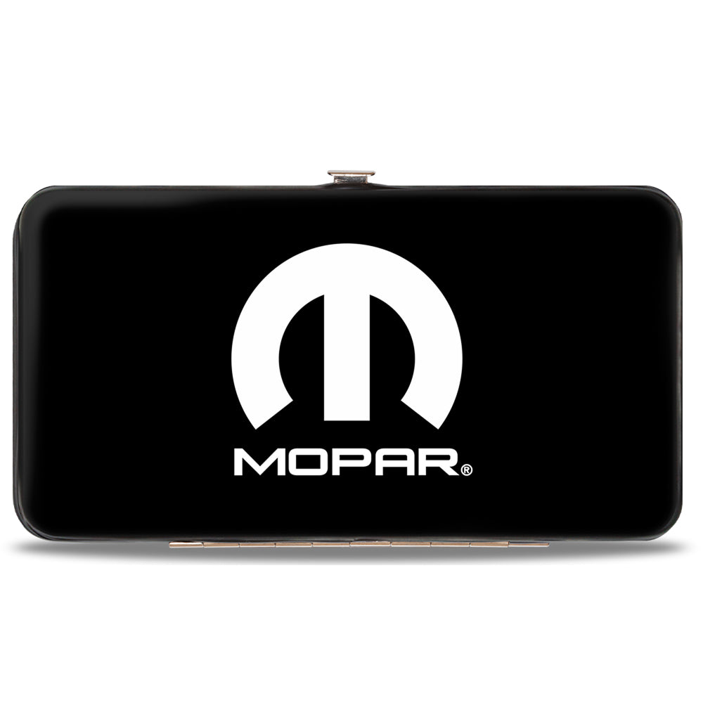 Mopar Logo Black & White Hinged Wallet