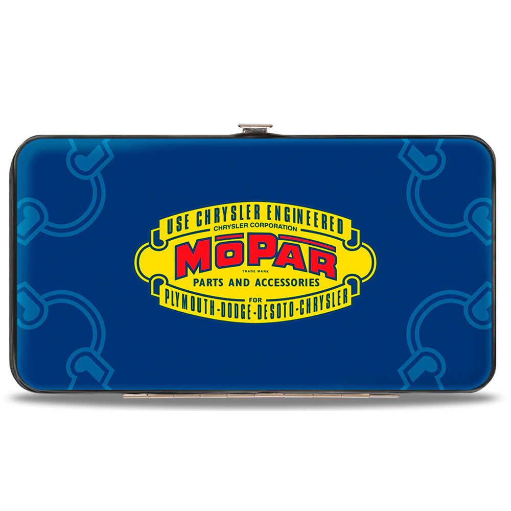 Chrysler Engineered Mopar Parts & Accessories Blue Hinged Wallet