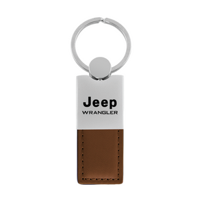 wrangler-duo-leather-chrome-key-fob-brown-39945-classic-auto-store-online