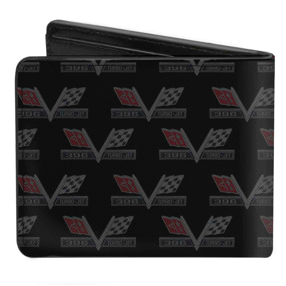 1967 Impala 396 Turbo-Jet V Emblem Monogram Bi-Fold Wallet