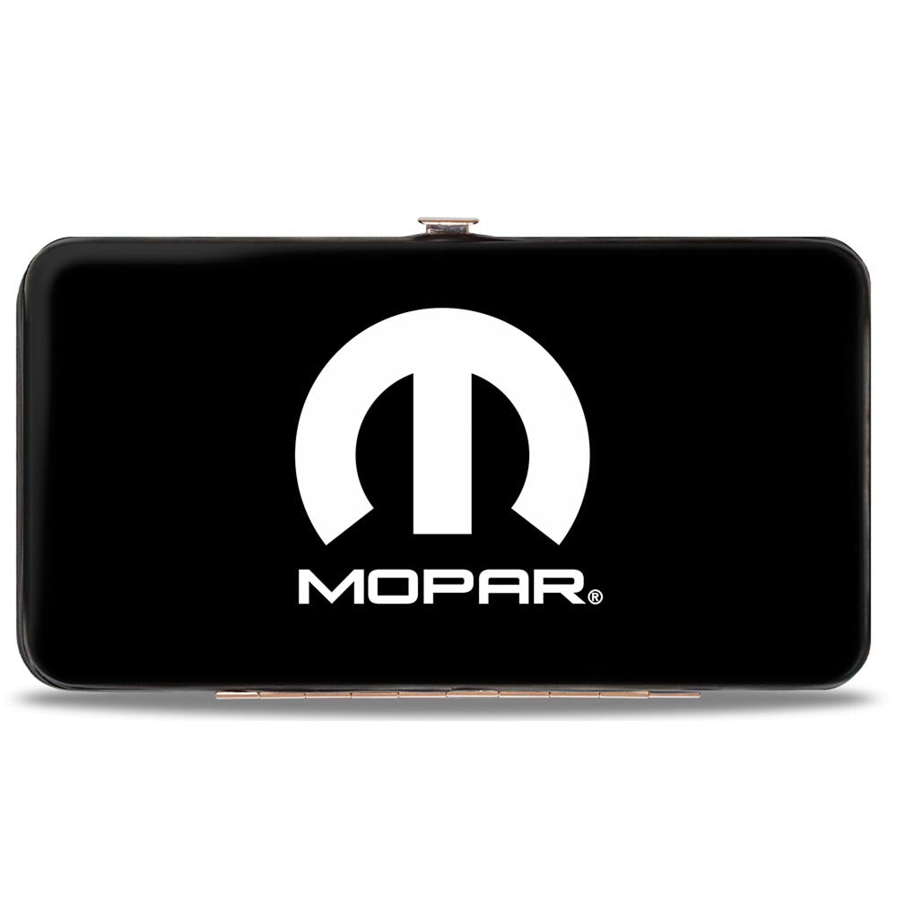 Mopar Logo Black & White Hinged Wallet