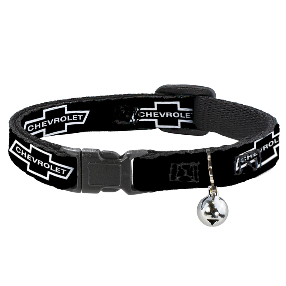 1965 Chevrolet Bowtie Black & White Breakaway Cat Collar