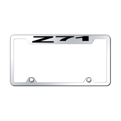 Z71 Steel Truck Cut-Out Frame - Laser Etched Mirrored