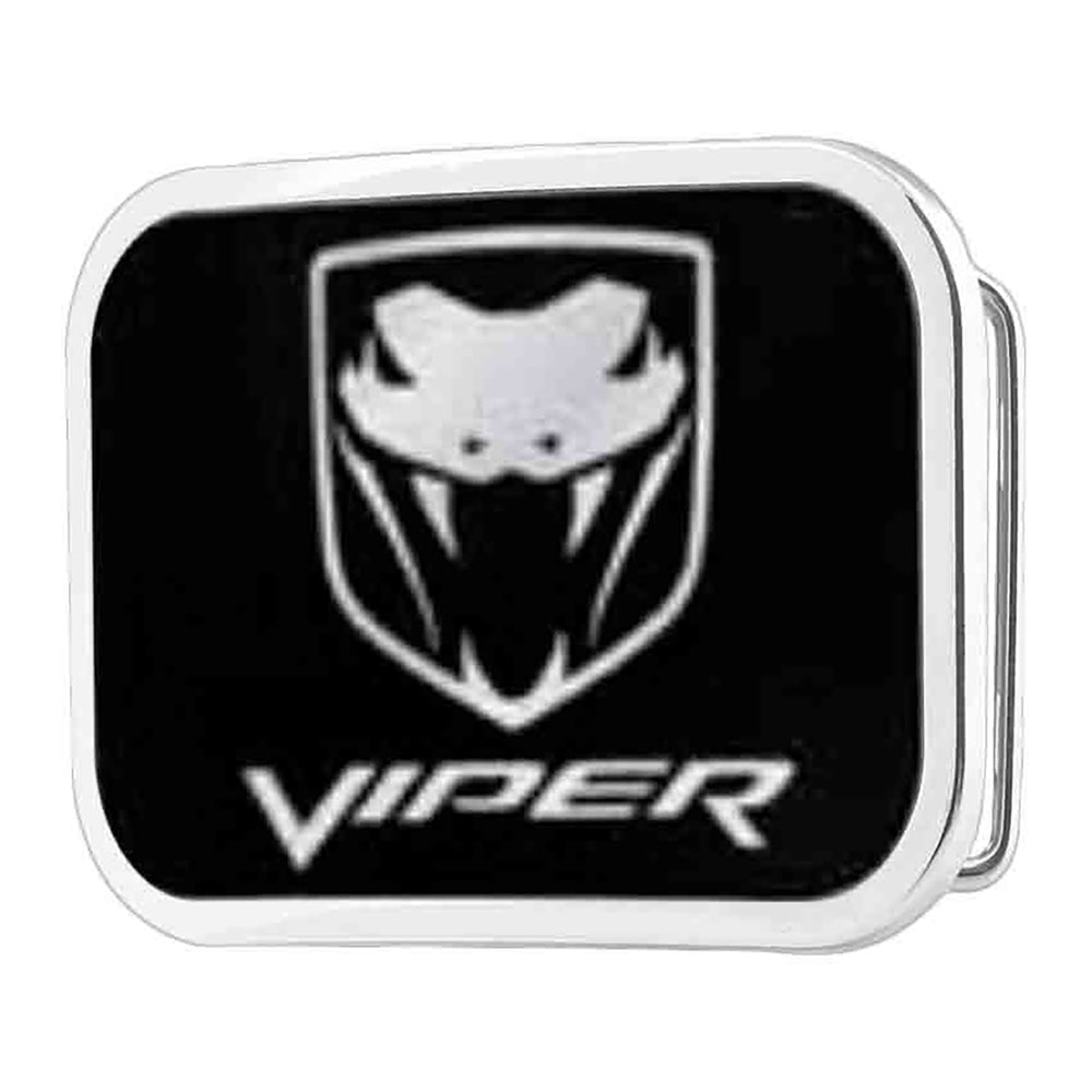 Dodge Viper Framed FCG Black & Silver - Chrome Rock Star Buckle