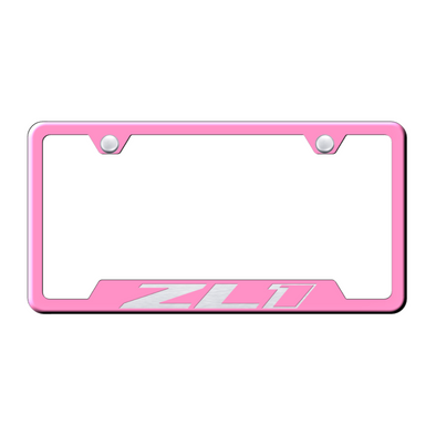 ZL1 Cut-Out Frame - Laser Etched Pink