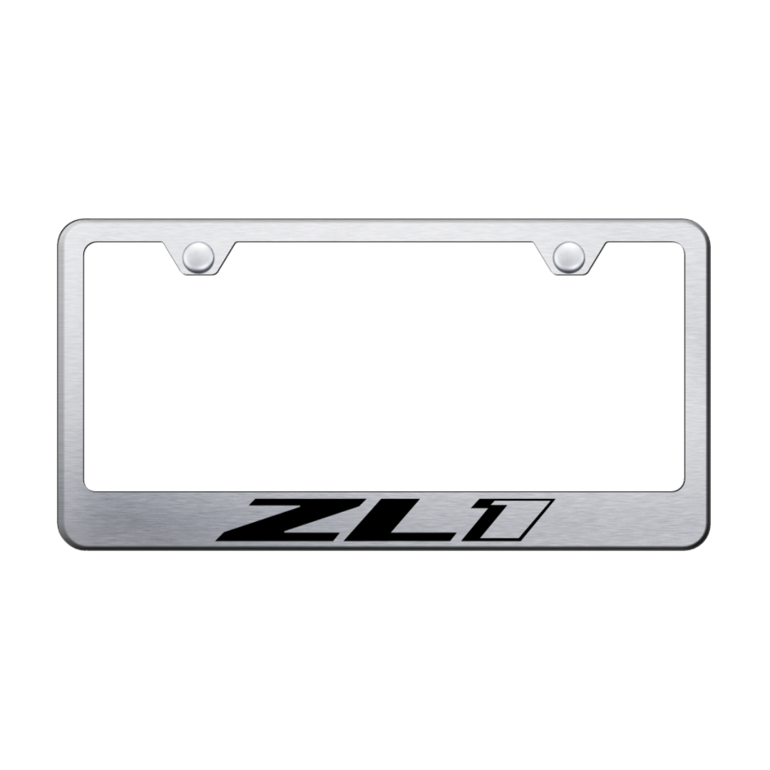 zl1-stainless-steel-frame-laser-etched-brushed-37509-classic-auto-store-online