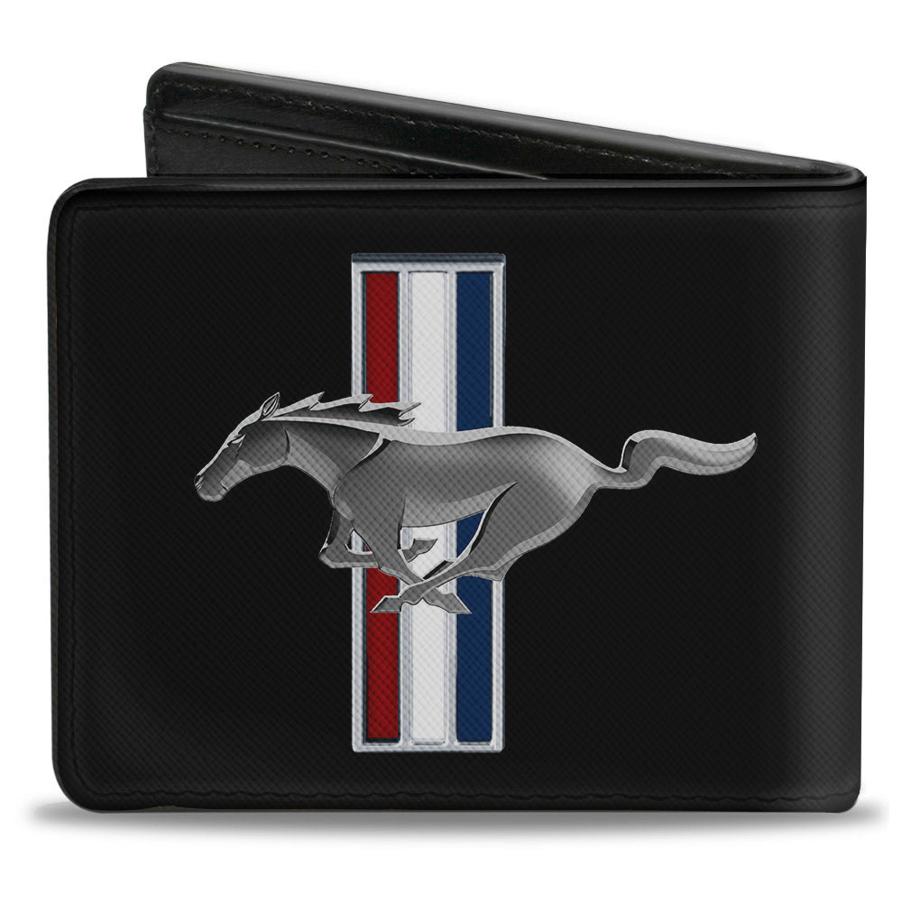 Ford Mustang Tri Bar Logo Bi-Fold Wallet