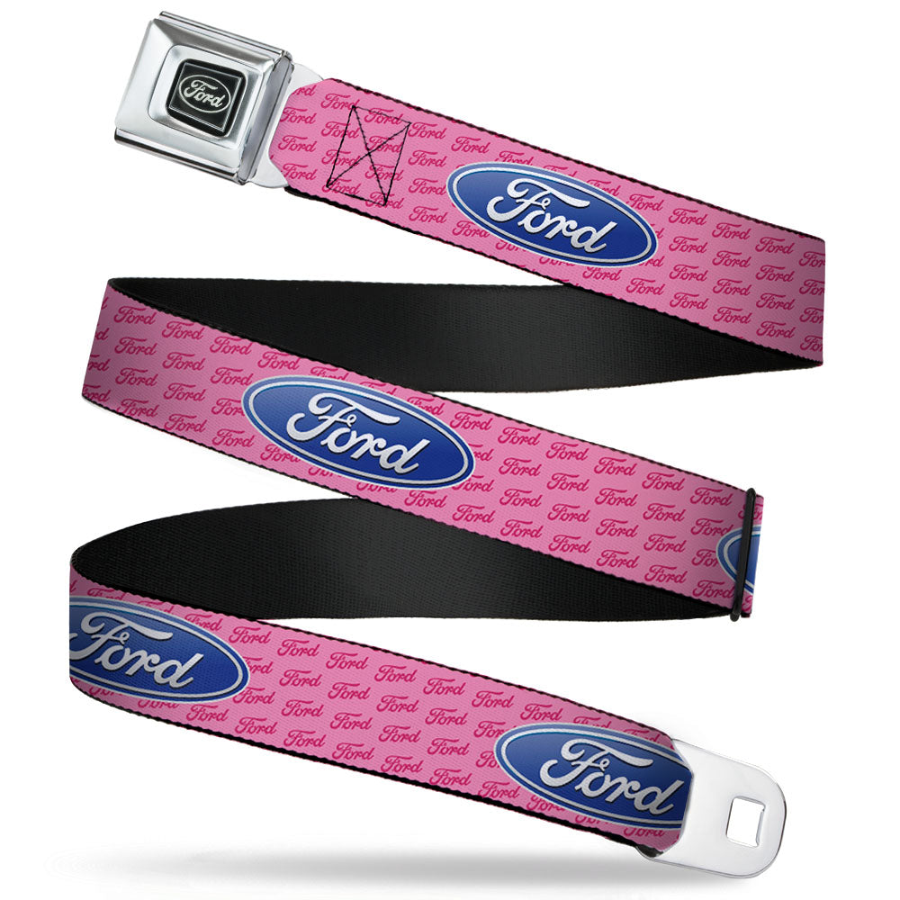 Ford Oval Pink Seatbelt Belt