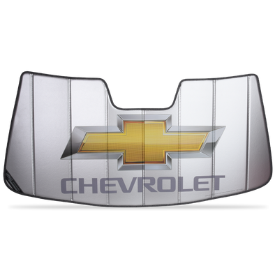 2014-2018 Chevrolet Truck Bowtie Sunshade | Non Lane Departure Mirror