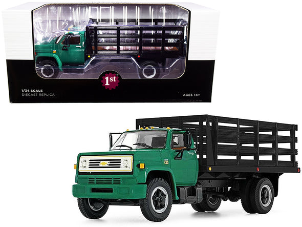 chevrolet-c65-stake-truck-green-and-black-1-34-diecast