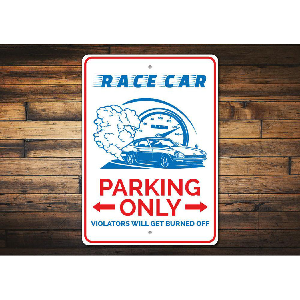 race-car-parking-only-aluminum-sign