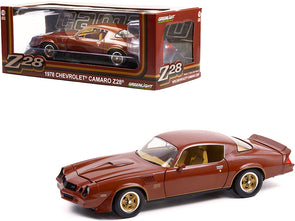 1978 Chevrolet Camaro Z/28 Carmine Red Metallic with Two-Tone Gold Striping 1/18 Diecast Model Car by Greenlight