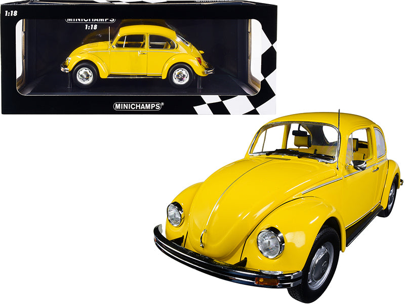 1983 Volkswagen 1200 Beetle Yellow Limited Edition to 504 pieces Worldwide  1/18 Diecast Model Car by Minichamps