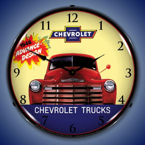 1948 Chevrolet Truck Lighted Clock
