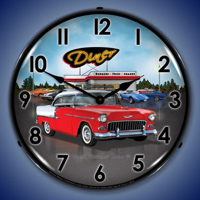 1955-chevrolet-bel-air-diner-lighted-clock