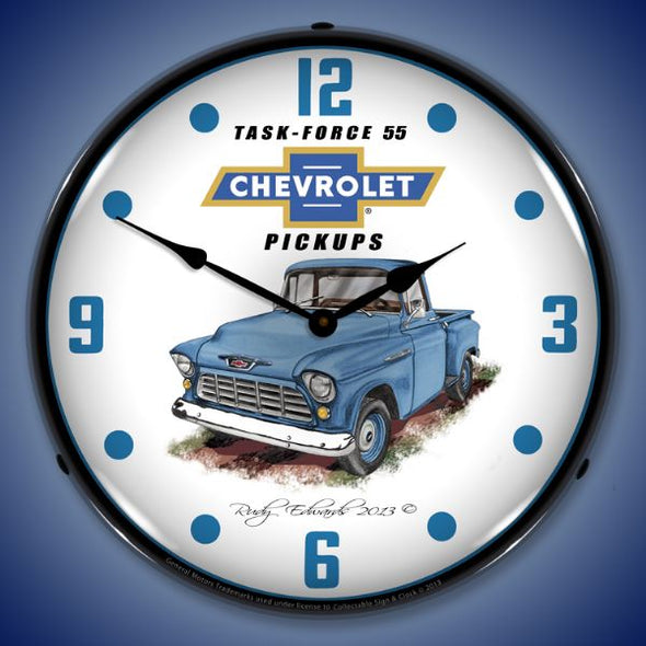 1955 Chevrolet Truck Lighted Clock