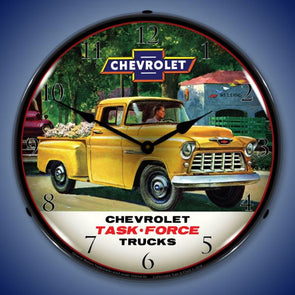 1955 Chevrolet Truck Task Force Lighted Clock
