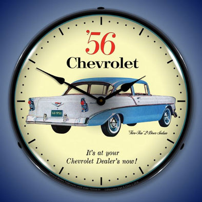 1956 Chevrolet Two Ten Lighted Clock