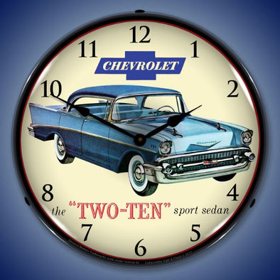 1957 Chevrolet Two Ten Lighted Clock