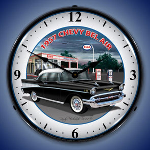 1957-chevy-esso-lighted-clock