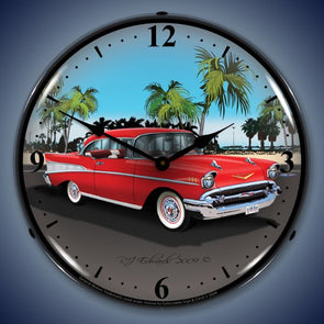 1957-chevy-lighted-clock