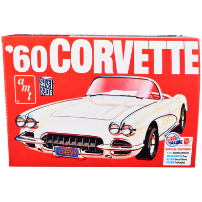 1960 Corvette "Street Rods" Skill 2 1/25 Scale Model Kit by AMT