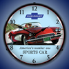 1961 C1 Corvette Convertible Lighted Wall Clock