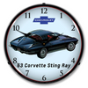 1963 C2 Corvette Split Window Coupe Lighted Wall Clock